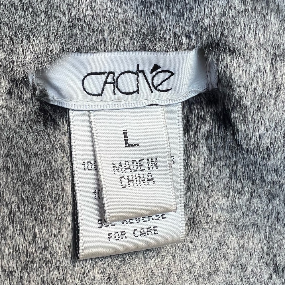Cache Moto Dressy Faux Jacket size Large - Picture 6 of 13